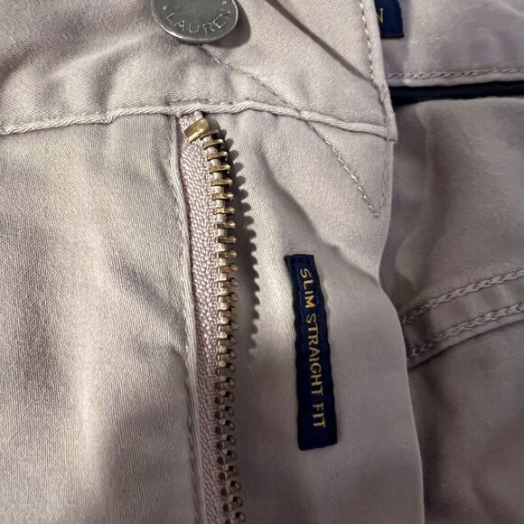 Polo Ralph Lauren Pants 32x32 Tan Khaki Varick Slim Straight Stretch Chino - Picture 9 of 15